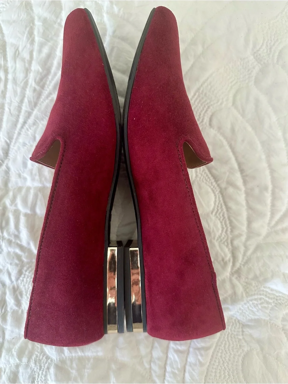 Seychelles Ruby II Burgundy Pointed Toe Flats Size 10 Like New Women's Burgundy